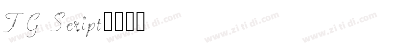 TG Script字体转换